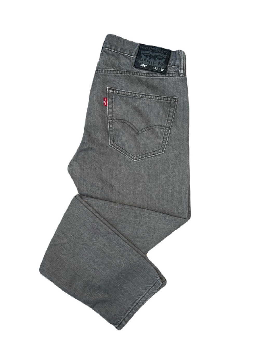 Levi's 508 Gray Straight Leg Men's Jeans
